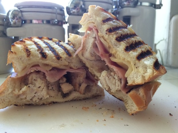 Chicken Cordon Blue Panini